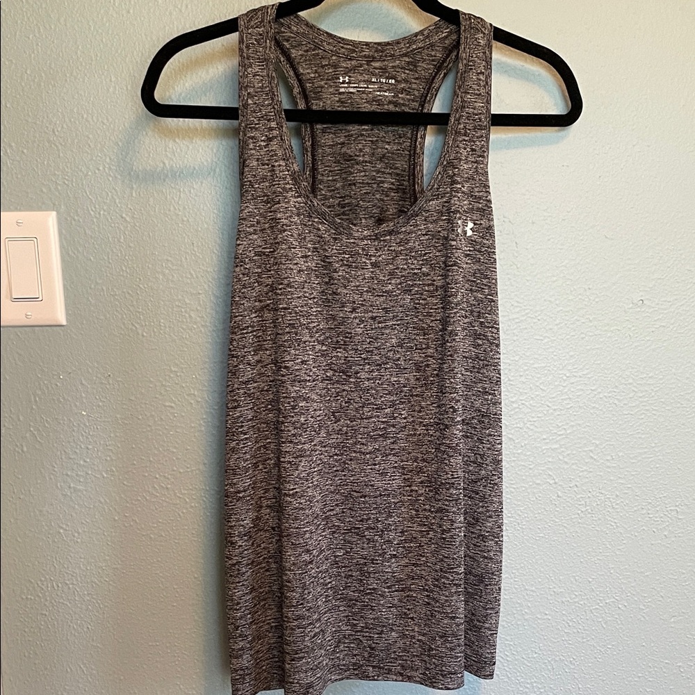 Under Armour Women's Heathered Gray Tank Top